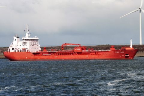 STEN FJELL in IJmuiden, 4 mei 2019