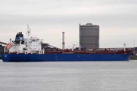 PLUTO (tanker) in IJmuiden, 10 jul 2019
