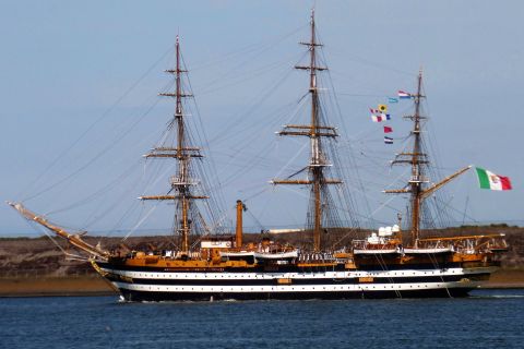 AMERIGO VESPUCCI in IJmuiden, 22 aug 2019