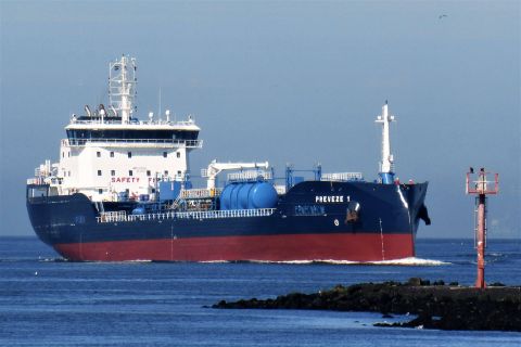 PREVEZE 1 in IJmuiden, 31 aug 2019