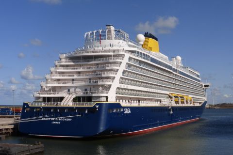 SPIRIT OF DISCOVERY in IJmuiden, 2 sep 2019