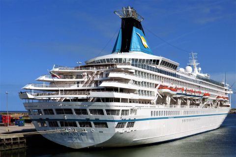 Artania in IJmuiden, 12 sep 2019