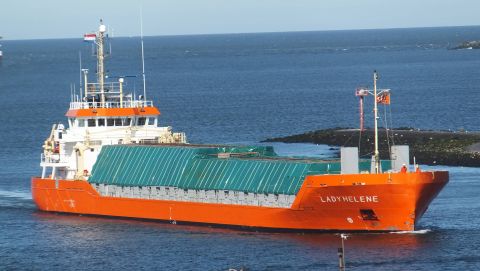 Lady Helene in IJmuiden, 21 apr 2015