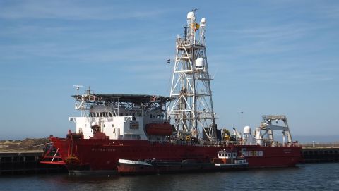 Bucentauer in IJmuiden, 21 apr 2015