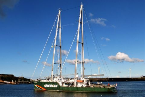 RAINBOW WARRIOR in IJmuiden, 29 okt 2019