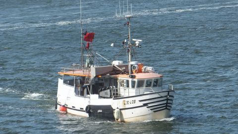 Uk-128 Albertje in IJmuiden, 21 apr 2015