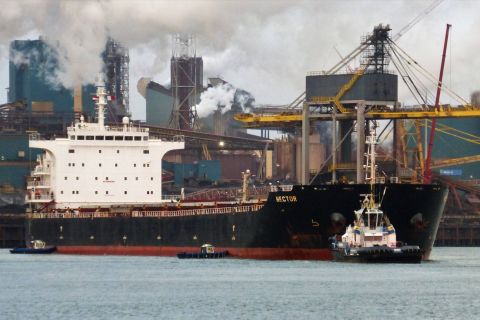 Hector in IJmuiden, 2 dec 2019