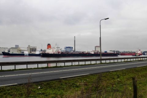 Drukte Bij Sluizen IJmuiden 23-01-20 in IJmuiden, 23 jan 2020
