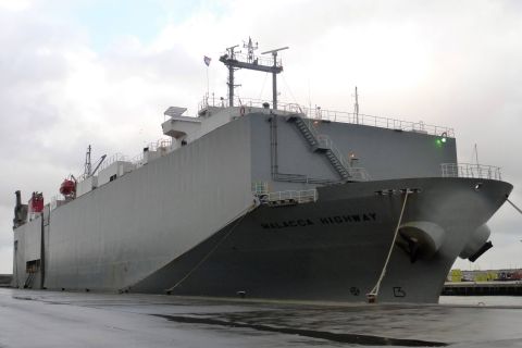 MALACCA HIGHWAY in IJmuiden, 29 jan 2020