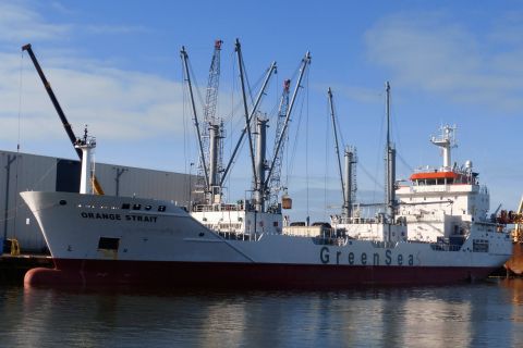 ORANGE STRAIT in IJmuiden, 5 feb 2020