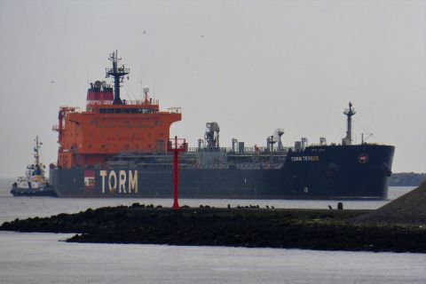 TORM TEVERE in IJmuiden, 8 feb 2020