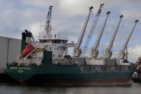 Green Austevoll in IJmuiden, 10 mrt 2020