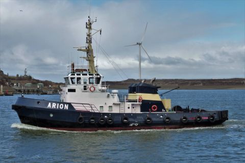 Arion (tug) in IJmuiden, 30 mrt 2020