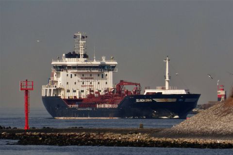 SELANDIA SWAN in IJmuiden, 12 apr 2020