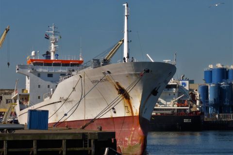 Sierra Leyre in IJmuiden, 23 apr 2020