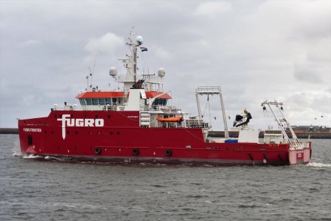 FUGRO FRONTIER in IJmuiden, 7 jun 2020