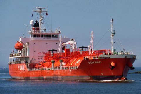 B GAS MAUD in IJmuiden, 13 jun 2020