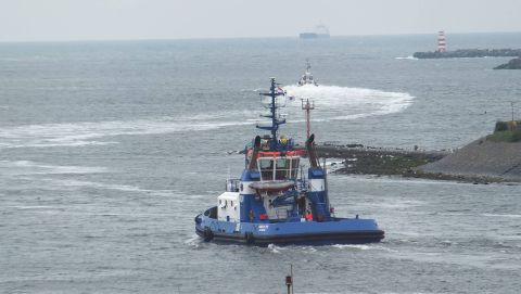 Fairplay XIV in IJmuiden, 29 apr 2015